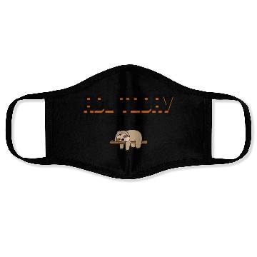 Discover I Cant Adl Today Occupational Therapist Sloth Face Masks