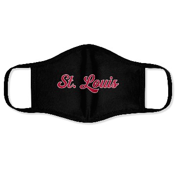 Discover St Louis 1970S Wordmark Script Face Masks