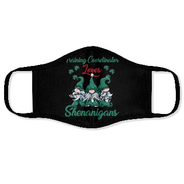 Discover Training Coordinator St. Patrick's Day Face Masks