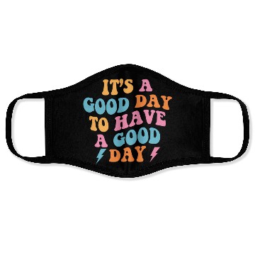 Discover It'S A Day To Have A Day On Back Preppy Face Masks