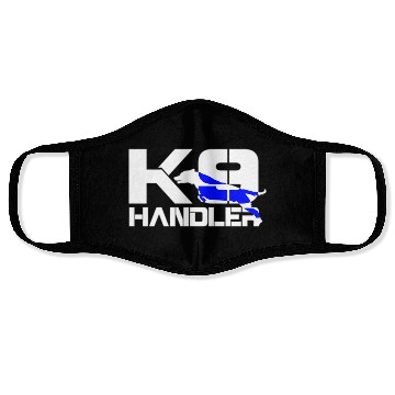 Discover K-9 Handler Police Sheriff Cops Law Enforcement Face Masks