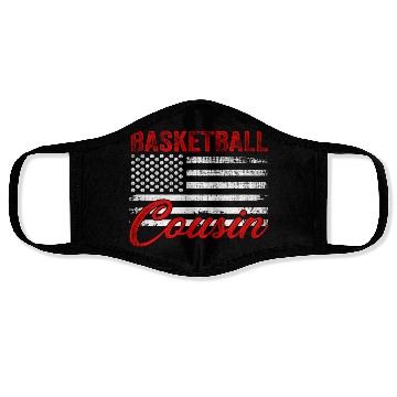 Discover New First Time Cousin To Be Baetball Us Flag Face Masks