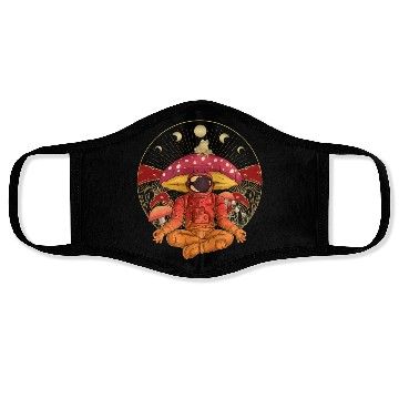 Discover Astronaut Cottagecore Frog Aesthetic Wo Face Masks