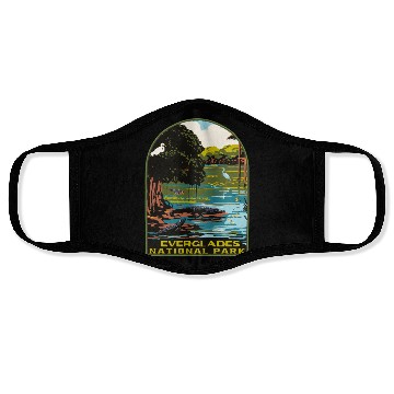 Discover everglades national park Face Masks