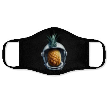 Discover Pineapple astronaut Face Masks