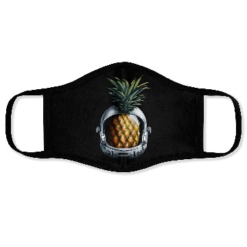 Discover Pineapple astronaut Face Masks