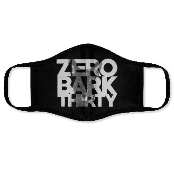 Discover Zero Bark Thirty Belgian Malinois Military Dog Face Masks