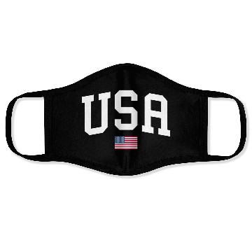 Discover Usa Patriotic American Flag July 4Th Face Masks