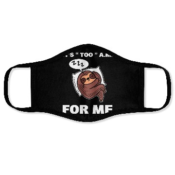 Discover Sleeping Sloth Sleepyhead Face Masks