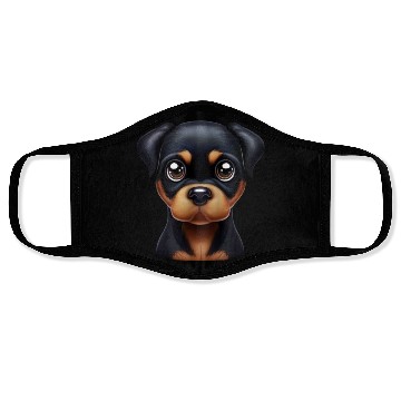 Discover Playful Rottweiler Puppy Face Masks