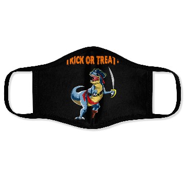 Discover Trick or Treat Halloween Dinosaur T rex Pirate Face Masks