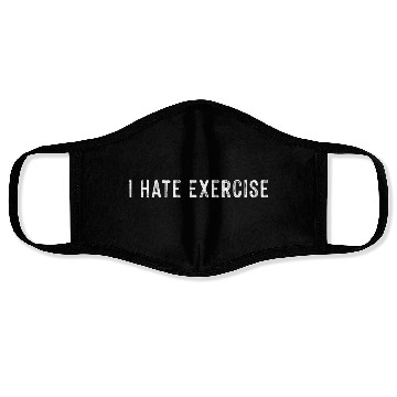 Discover I Hate Exercise 3 Face Masks