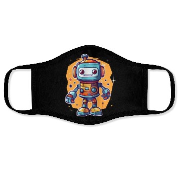 Discover Robot Baby Robotic Future Engineer Technology Face Masks