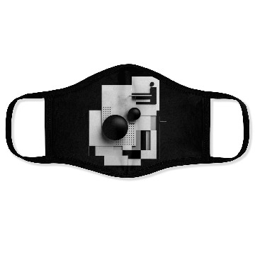 Discover Abstract Circles and Squares Face Masks