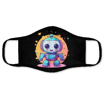 Discover Robot Baby Robotic Future Engineer Technology Face Masks