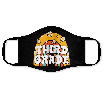 Discover 3rd Third Grade First Day School Back To School Face Masks