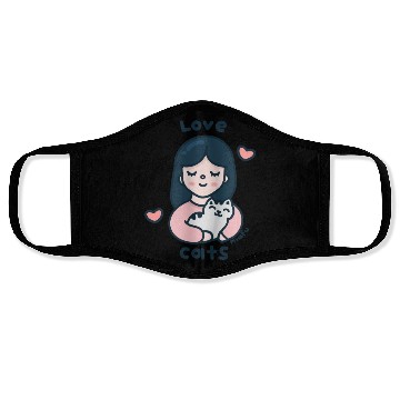 Discover Kawaii Cat Lover Face Masks