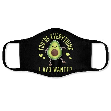 Discover Avocado Lover Cute Gift Face Masks