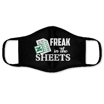 Discover Freak In The Excel Sheets Accoant Face Masks