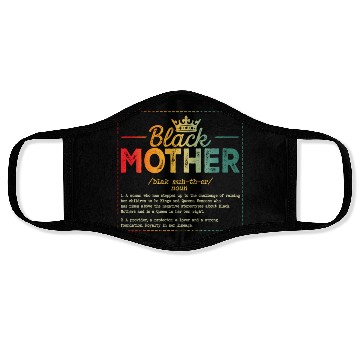 Discover Black Mother African Americans Mothers Day Junetee Face Masks
