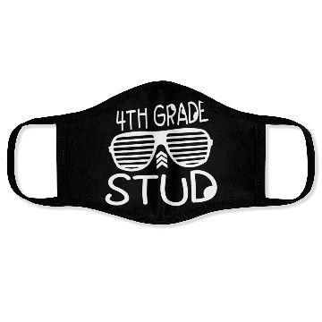 Discover 4TH GRADE Stud Funny Back To School 2022 Face Masks