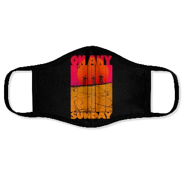 Discover On Any Sunday Face Masks