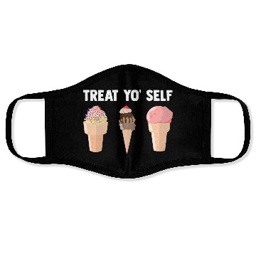 Discover Ice Cream Treat Yo' Self Summertime Sherbet Gelato Face Masks