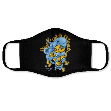 Discover Deep Diver Octopi How To Catch Octopus Face Masks