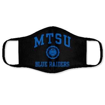 Discover Middle Tennessee State Blue Raiders Seal Logo Face Masks