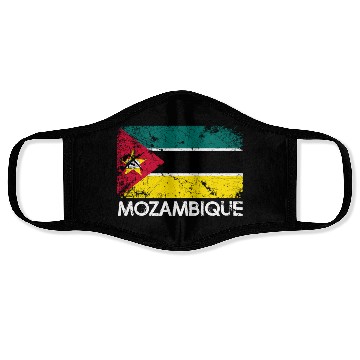 Discover Mozambican Flag Made In Mozambique Face Masks