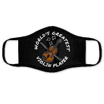 Discover World s Greatest Violin Player Violinist String Face Masks