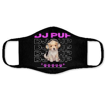 Discover DJ PUP - Robotic Puppy with Headphones Face Masks