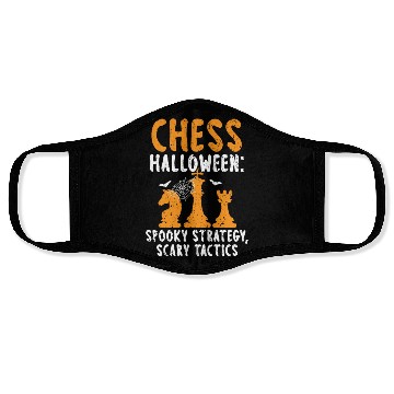 Discover Chess Halloween Trick Or Treat Chess Board Game Face Masks