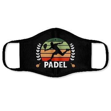 Discover Padel Tennis Paddle Paddleball Padel Platform Face Masks