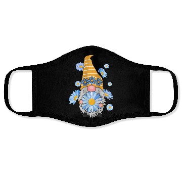 Discover Z4R8 Daisy Gnomes Floral Gnomes Spring Face Masks