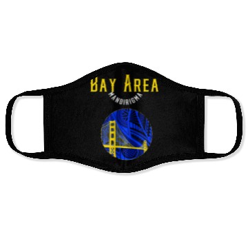 Discover San Francisco Bay Area Bridge Polynesian Warrior T Face Masks