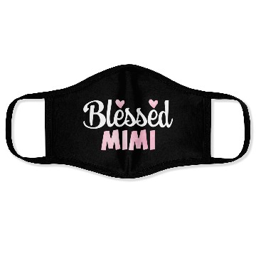 Discover Blessed Mimi For Grandma Face Masks