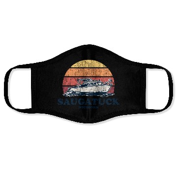 Discover Saugatuck Mi Boating 70S Boat Face Masks