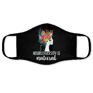 Discover Neurodiversity Is Natural Autism Face Masks