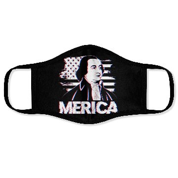 Discover Merica USA Presidents America Fan USA Party Face Masks
