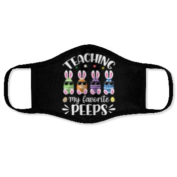Discover Teaching My Favorite Peeps Easter Day Teacher Face Masks