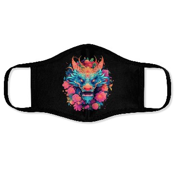 Discover Cool dragon design Face Masks