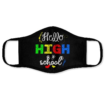 Discover High school First Day Back To School Student Face Masks
