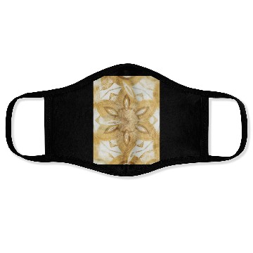 Discover Golden Mandala Harmony Face Masks