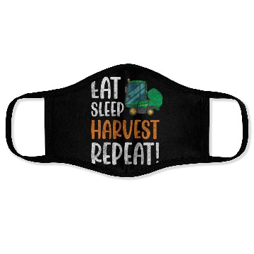 Discover Farmer Field Worker Harvest Time Vegetable Face Masks