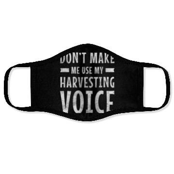 Discover Harvest Agriculture Tractor Face Masks