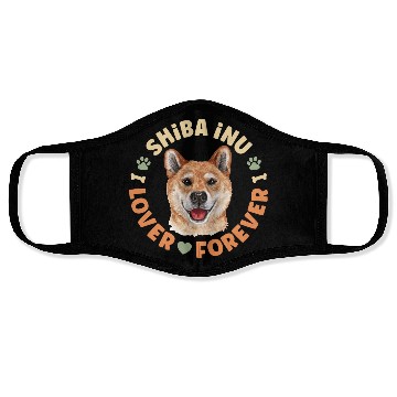 Discover Shiba Inu Lover Forever Face Masks