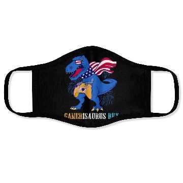 Discover Amerisaurus Rex Independence Day USA Party Face Masks