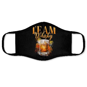 Discover Team Whisky Stag Party Women Bartender Face Masks