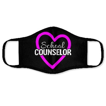 Discover Proud School Counselor Cool Teacher Face Masks